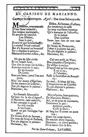 Chanson de la Marianne Républicaine de Puylaurens