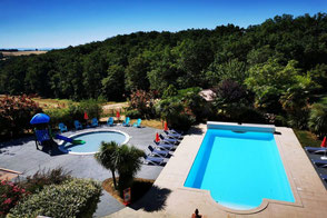 Hébergement de groupe à Maurens-Scopont, Domaine du Koukano, piscine, Tarn, Pays de Cocagne, Terres d'Autan, office de tourisme, village vacances proche de Toulouse 